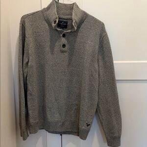 American Eagle Outfitters Gray Turtleneck Sweater